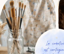 Pinceaux et matériel créatif