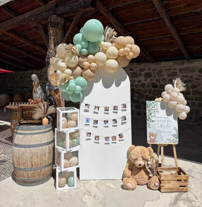 Décor de baptême
