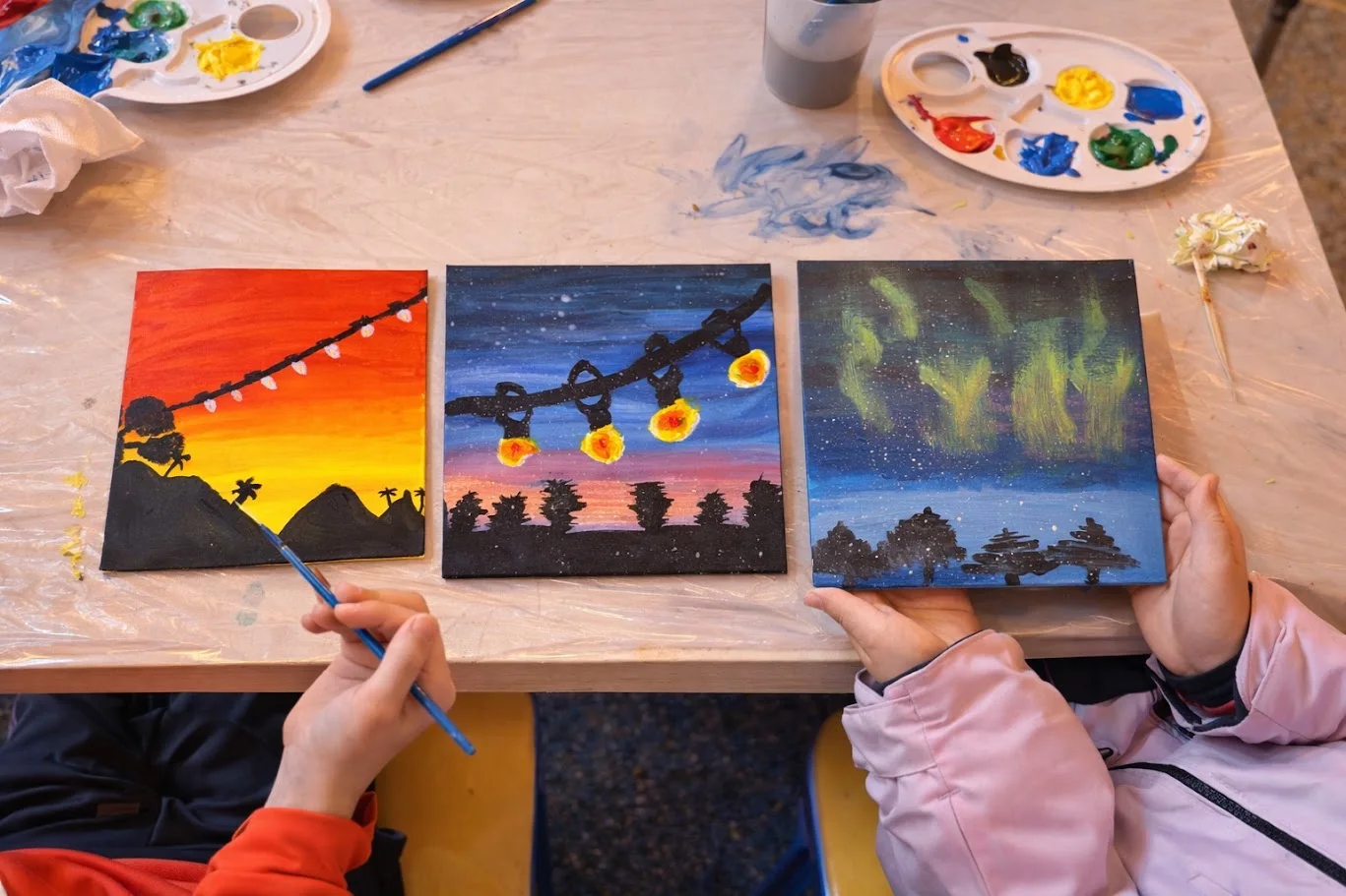 Atelier peinture enfant