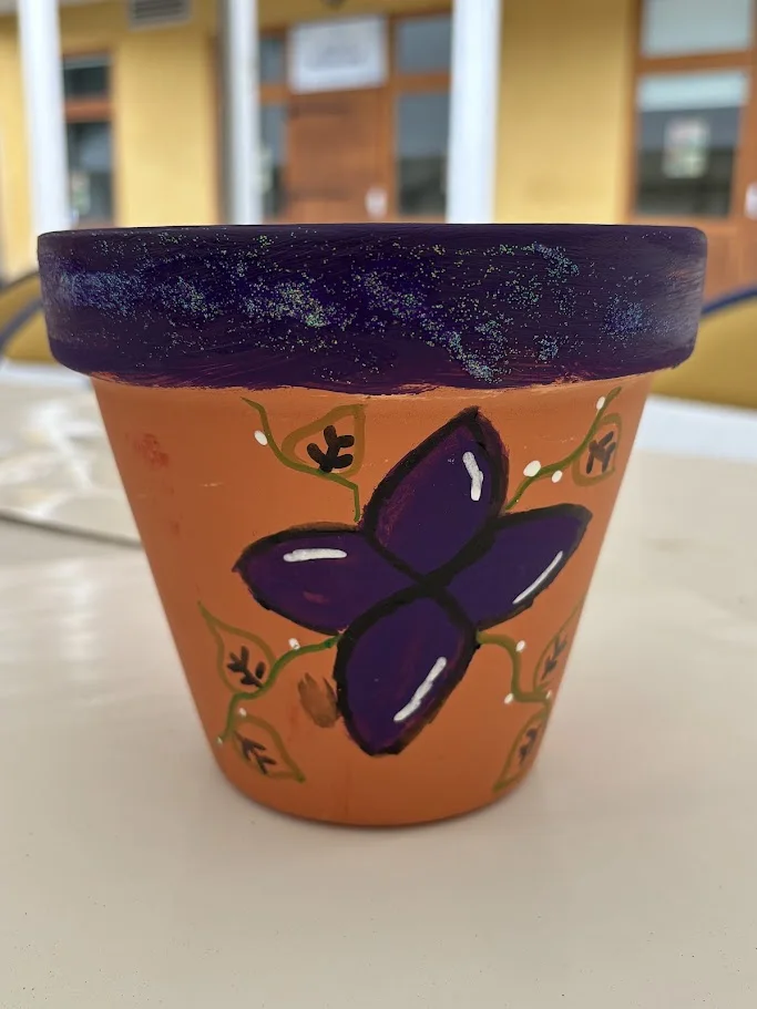 Mon joli pot fleuri
